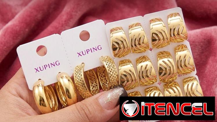 Argollas de oro laminado XP