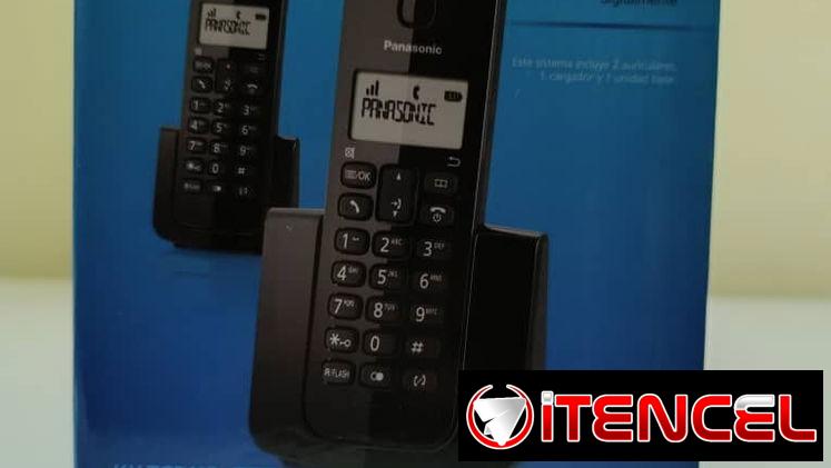 Teléfono inalámbrico Panasonic de 2 bases nuevo a estrenar por usted