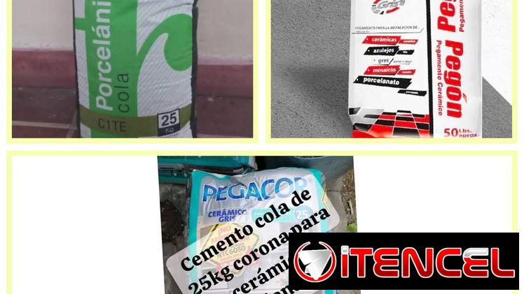 Variedades de cemento cola importados