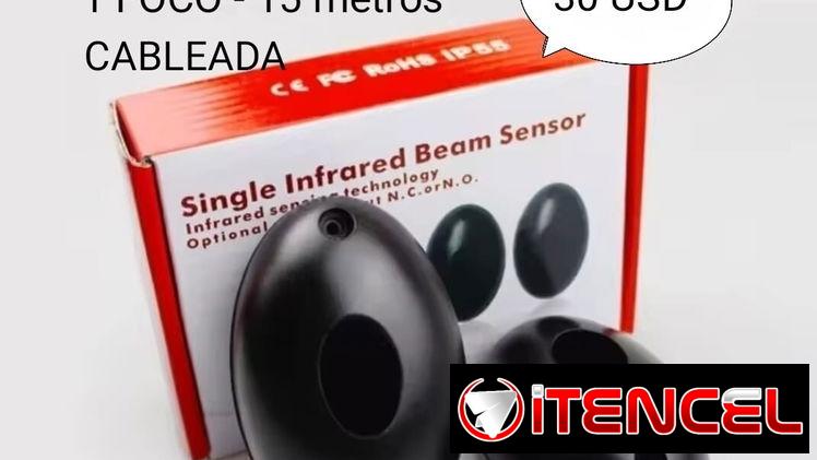 BARRERAS PERIMETRALES para ALARMAS INTRUSOS cableadas 15 a 20 metros