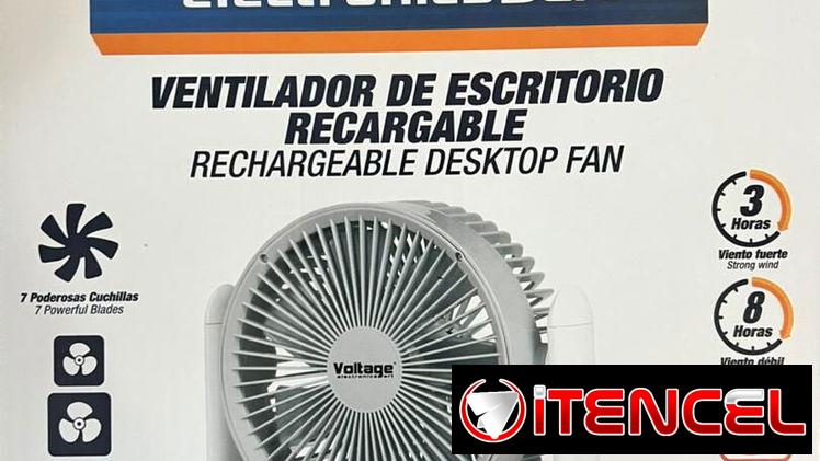 Ventiladores recargables
