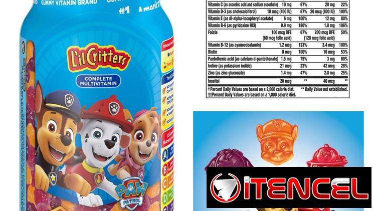 Multivitaminas para niños en Gomitas variedad desde 60 hasta 300 gomitas 55595382 o 55592455