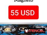 Fogones de gas de cristal templado de 3 quemadores con magneto para meseta