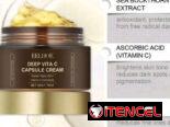 Crema hidratante con Vit C en cápsulas