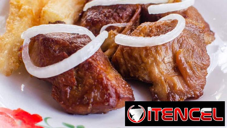 Masas fritas de cerdo para 25-30 comensales