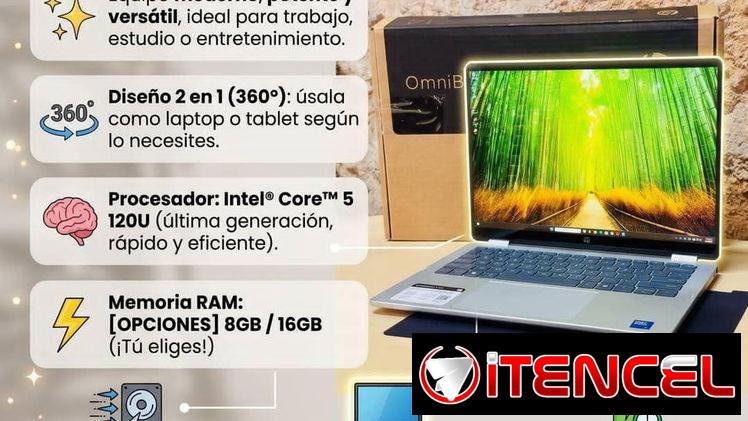 500USD Laptop HP NUEVA Modelo: HP OmniBook 5 Flip – Nueva Generación 2 en 1