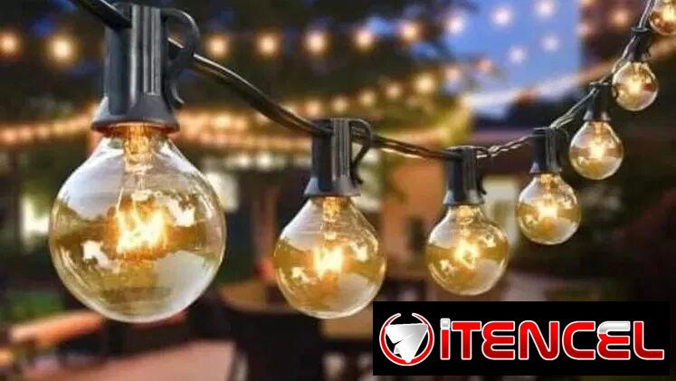 GUIRNALDAS LED. DECORACIÓN DE RESTAURANTES, TERRAZAS, EVENTOS