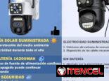 Cámara Seguridad con más carga Solar/más capacidad de trabajo autónomo