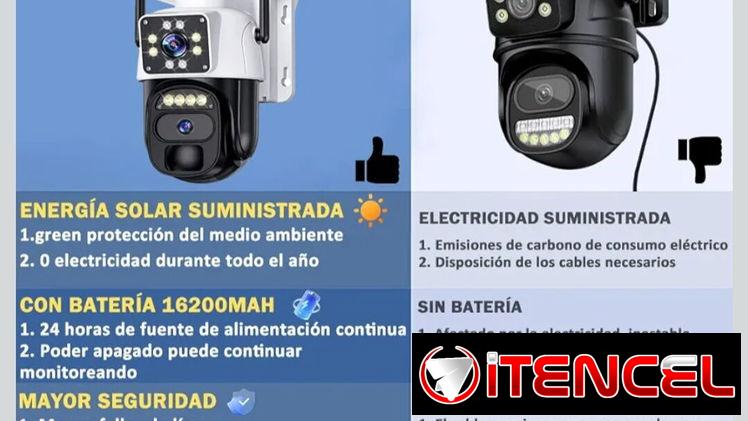 Cámara Seguridad con más carga Solar/más capacidad de trabajo autónomo