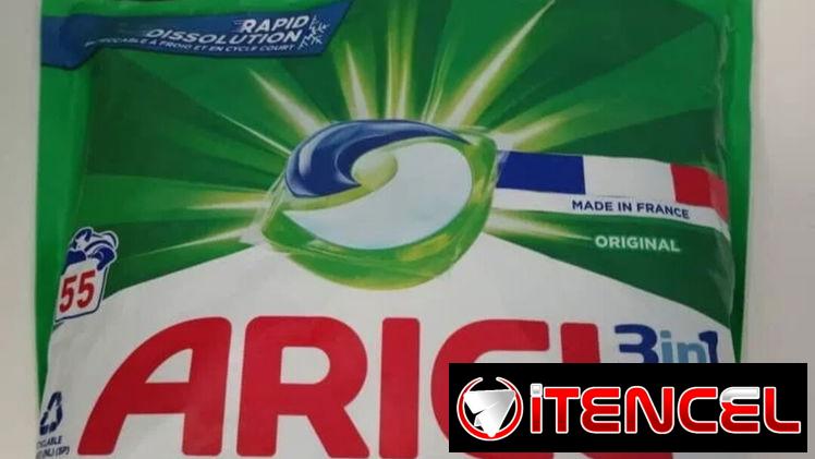 Capsulas de detergente Ariel