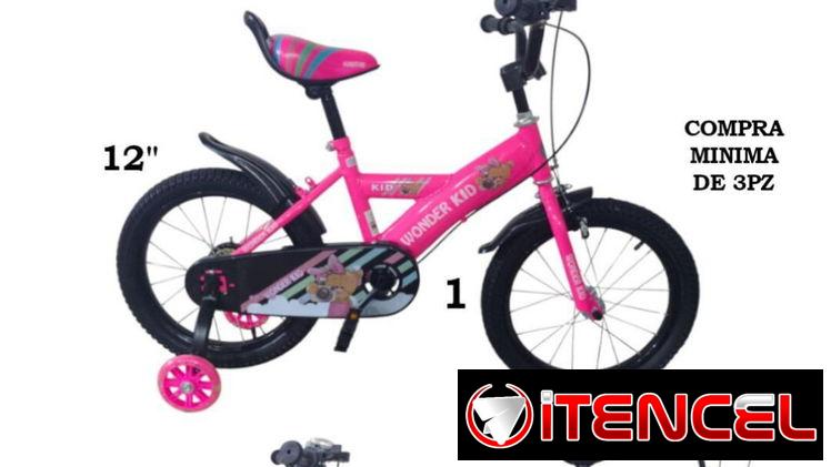 Bicicletas de 12″ de 16″ y de 20″