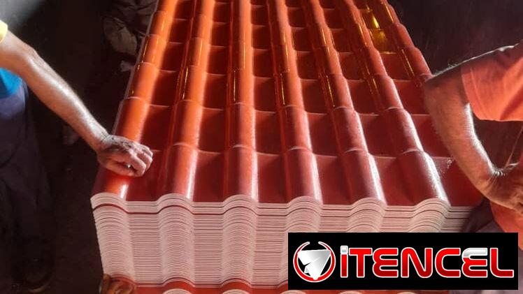 TEJAS , PLACHAS , PLASTICAS DE PVC ESPAÑOLAS DE 3.95 X 1.05 IMITACION COLONEALES MAXIMA CALIDAD