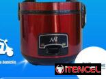 Olla Arrocera MAF color rojo. Capacidad de 1.5 Litros. Incluye Vaporera.