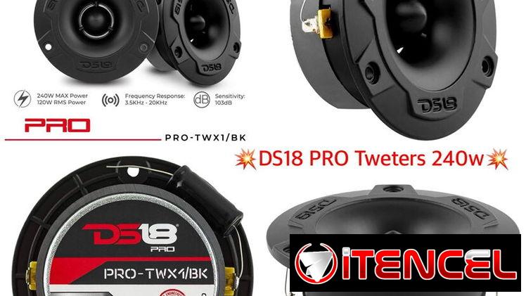 60usd Par de Tweetter bala, Ds18 pro 240w de lo mejor en audio nuevos en caja Mensajeria en la habana llama 52774129  📲