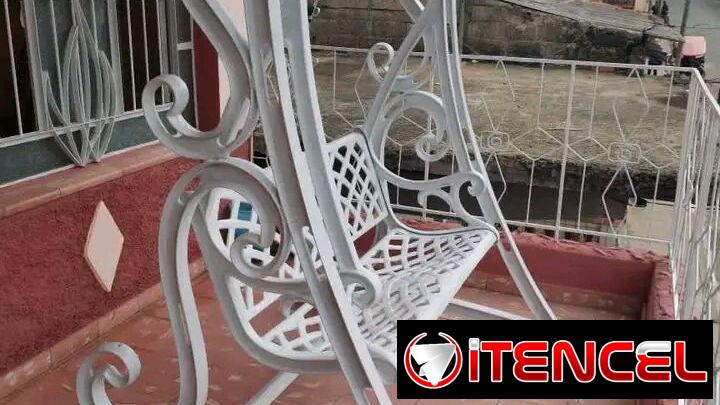 Columpio de aluminio para 2 personas