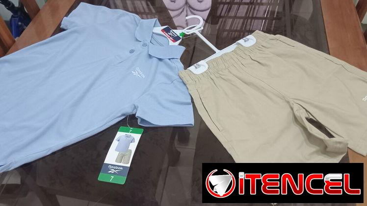 Conjunto de niño de marca,  conjunto de licra y enguatada de niño, sandalias de niño
