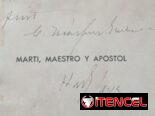 Libro sobre Marti escrito por Manuel Márquez Sterling firmado