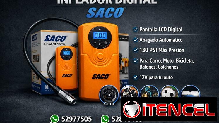 Inflador Digital Saco