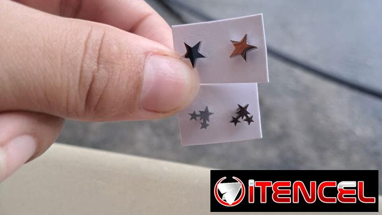 Aretes acero inoxidable