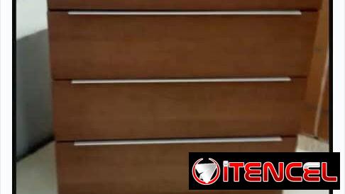 Gavetero de 4 gaveta en blanco o Carmelita nuevo en su caja comunícate con Pedro