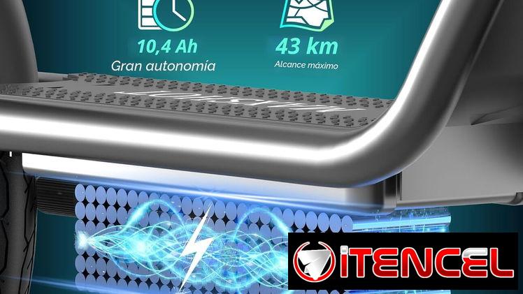 Scooter Eléctrico Plegable 350W/500W hasta 22MPH con Asiento, Suspensión Dual y App