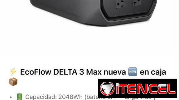 Ecoflow Delta 3 max nueva en caja