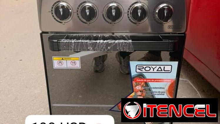 Cocina Royal con horno y 4 hornillas