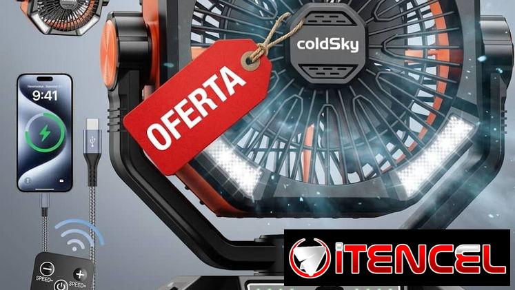 __Ventilador Coldsky 20 000 mAh. Recargable. Centro Habana