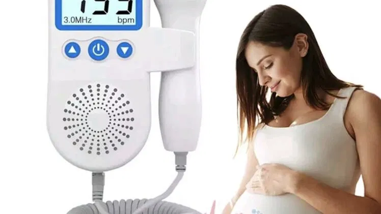 Aparato para escuchar los latidos del bebé