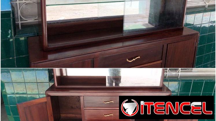 ⚜️ Aparador Vitrina antiguo restaurado • Entrega incluida 🚛