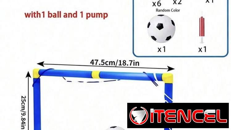Set de Portería y balón de fútbol para niños pequeños
