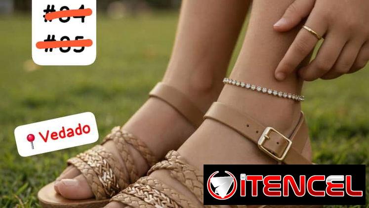 SANDALIAS DE NIÑA MODELO BEICH FUERTE TRENZAS CRUZADAS CON BRILLITOS