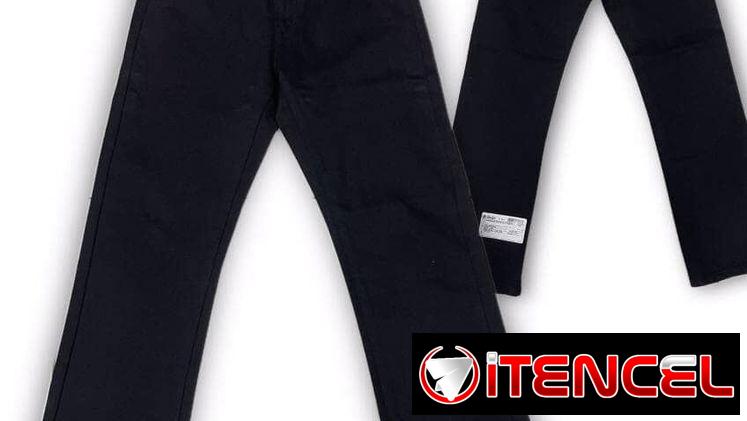 Pantalones de mezclilla corte recto extra grande