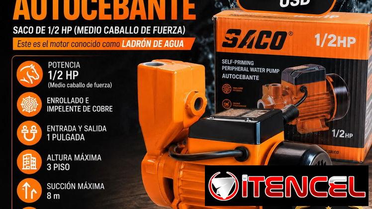 Motor de agua Saco autocebante conocido como ladrón de agua
