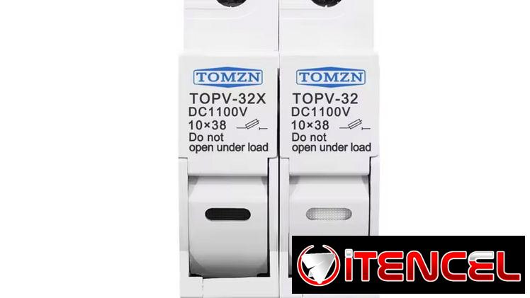 PortaFusible DC para Protección de Paneles Fotovoltaicos 16A o 32A