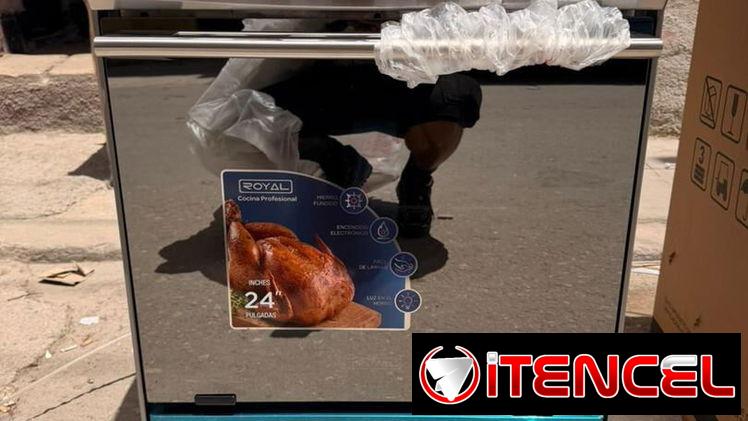 Cocina de gas con horno 24 pulgadas  *con magneto y luz en el horno* Mensajería gratis