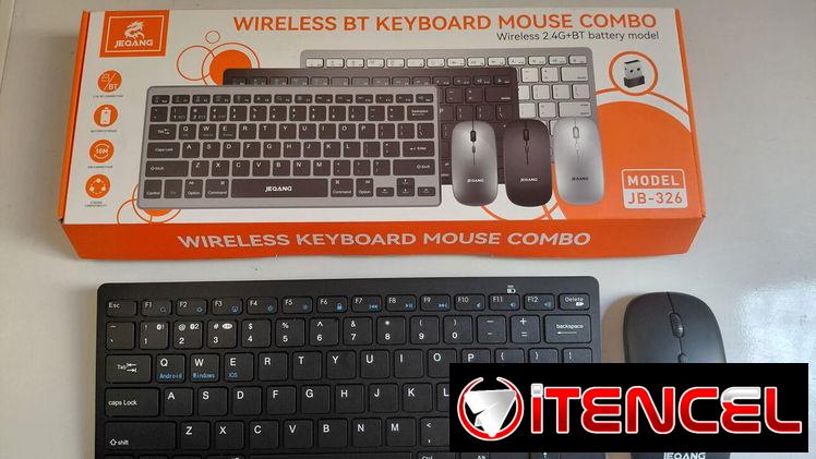 Combo inalámbrico de teclado y mouse nuevo en caja. Mensajería opcional
