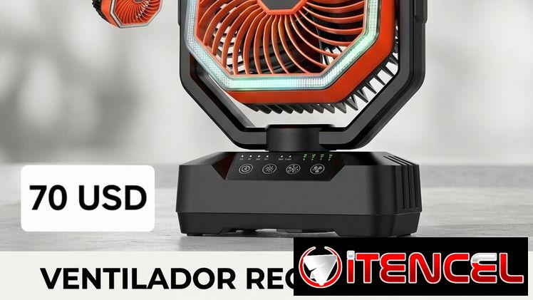 Ventilador recargable