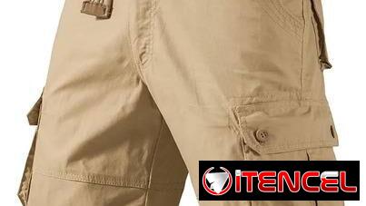 Bermuda de hombre beige