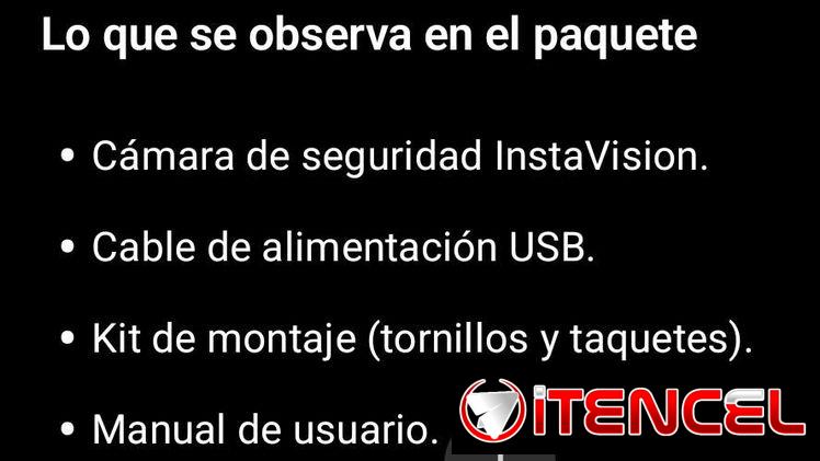 Cámara de seguridad InstaVision