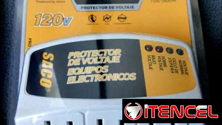 Reguladores de voltaje 120V Q7-LUMINA 10 USD y SACO triple 12 USD