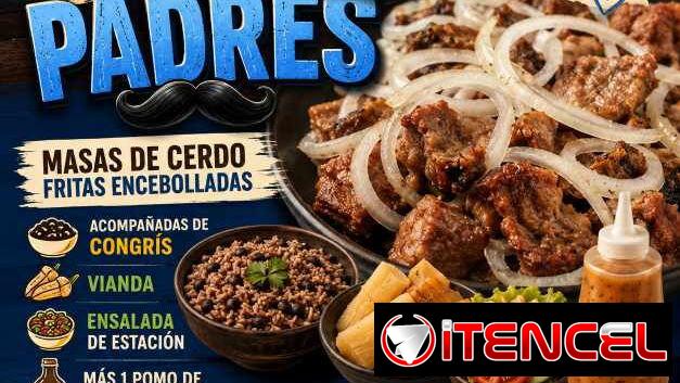 Cenas criollas para papá con cerdo asado