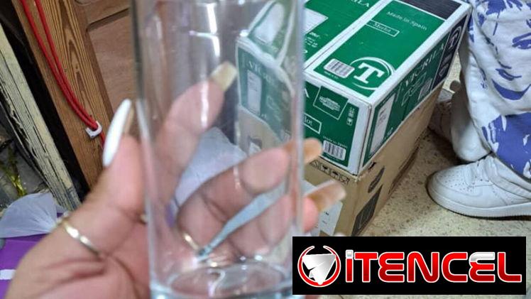 Vasos de cristal dos modelos distintos muy buenos 3500 juego de 6 vasos