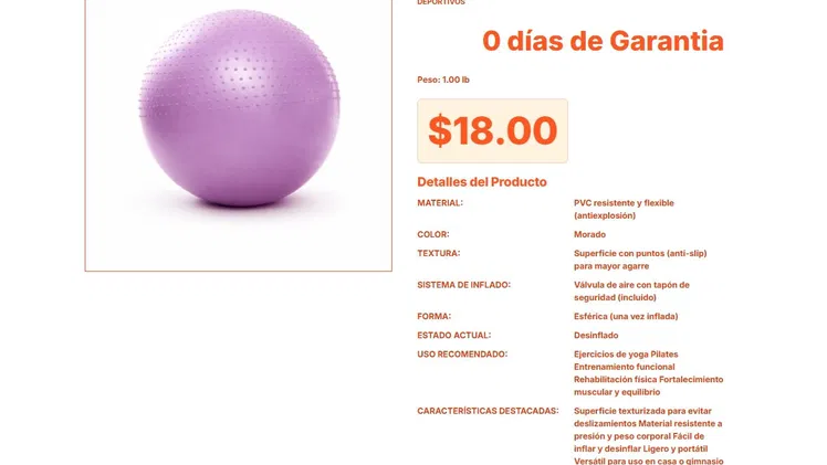 Balón de yoga inflable que ofrece soporte corporal y resistencia pro VPT#-0033