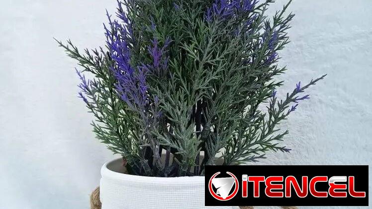 Maceta con planta artificial decorativa (CV)