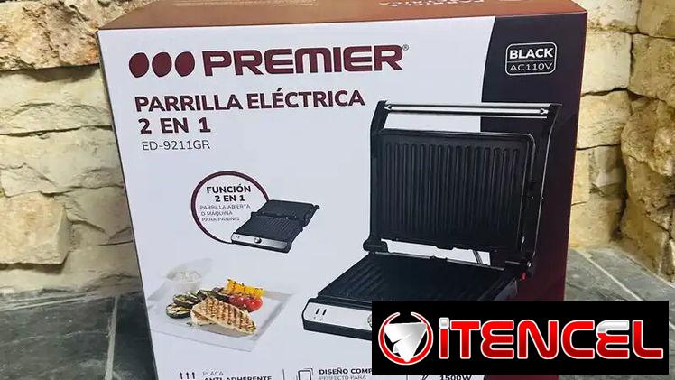 Parrilla eléctrica 2 en 1 marca Premier