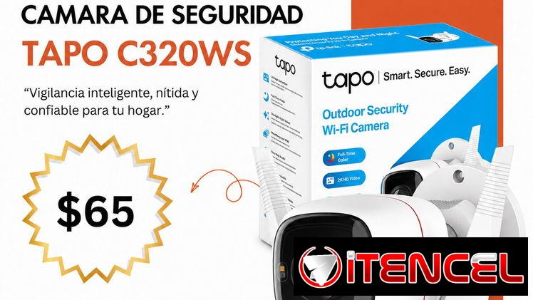 Cámara de Seguridad Tapo C320WS – 2K QHD Exterior