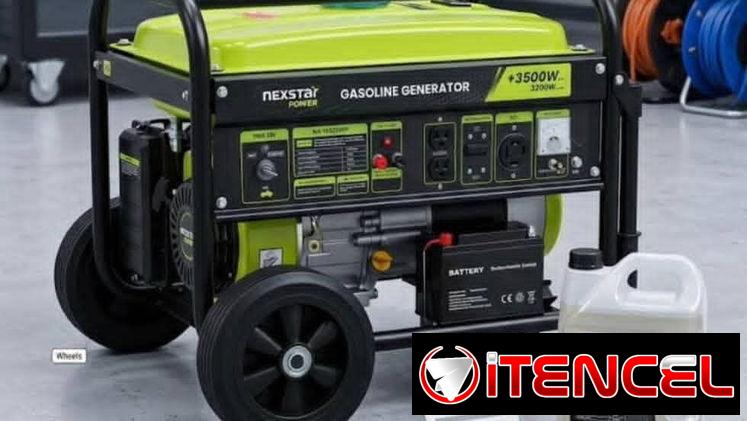 PLANTA ELÉCTRICA NEXTAR 3500WATTS , COMBUSTIBLE GASOLINA O GAS MANUFACTURADO