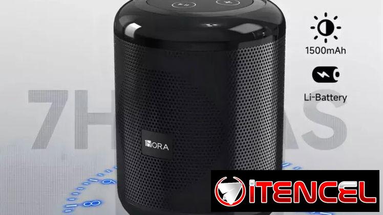 Bocina recargable marca 1hora
