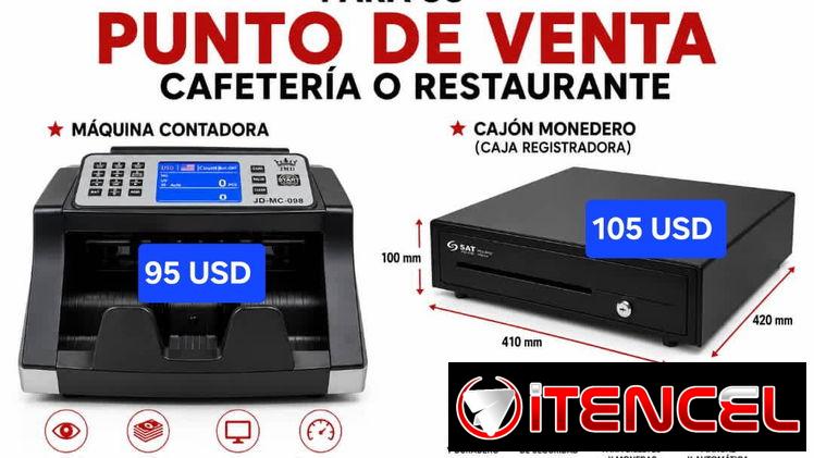 La Habana. 53584876 o 76471065 *Maquina Contadora de Dinero JMD…..95 USD  *Caja Registradora SAT……105 USD  *Kit de